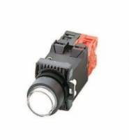 Nút nhấn có đèn, loại tròn (R, G, Y, A, W) Hanyoung Nux ARX-G (AR-112-B24)