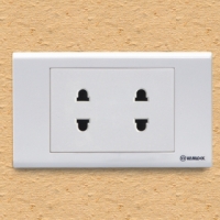 S18U2_Ổ cắm đôi 2 chấu 16A