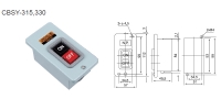 Công tắc nút nhấn on/off CNTD CBSY-315
